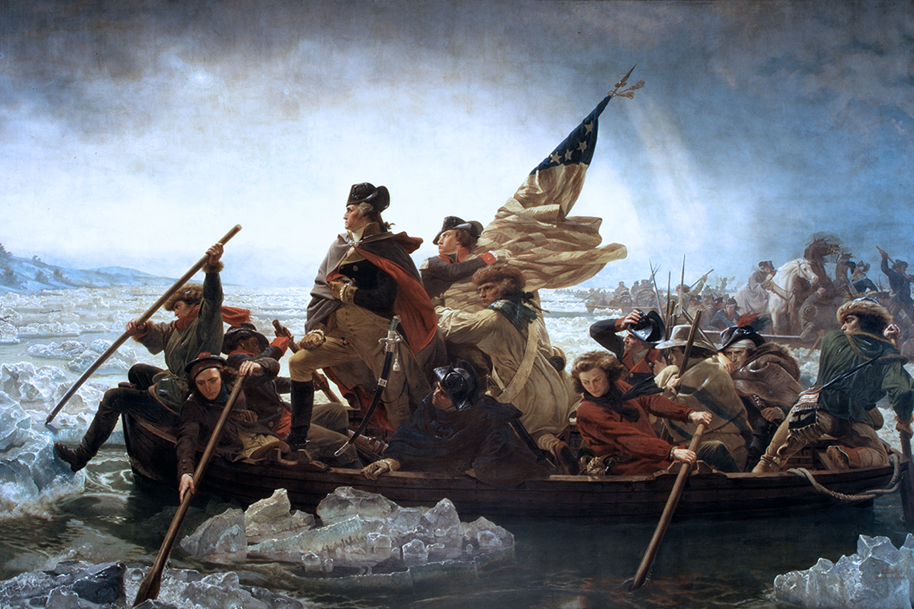 Emanuel Leutze, ‘Washington Crossing the Delaware’ (1851). The Metropolitan Museum of Art