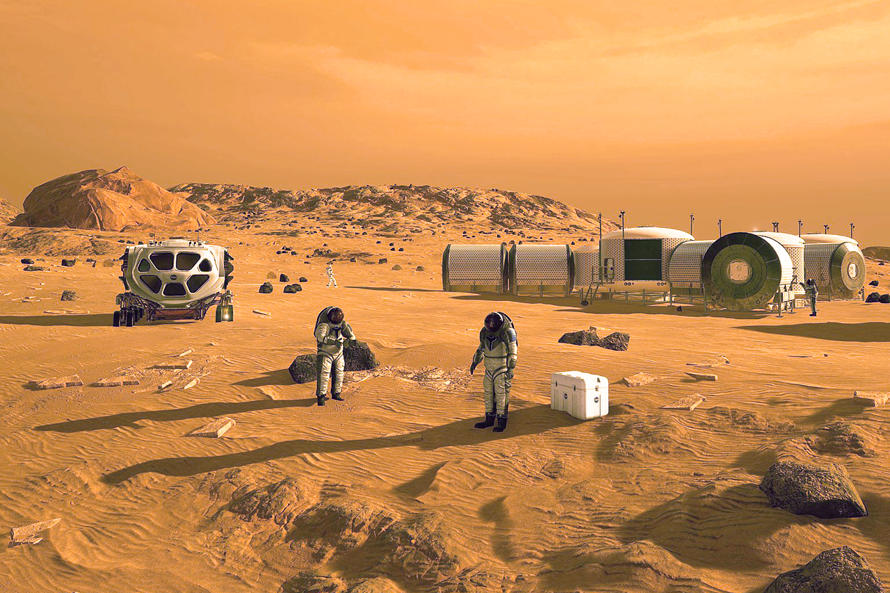 PIA23302: First Humans on Mars (Artist's Concept), NASA
