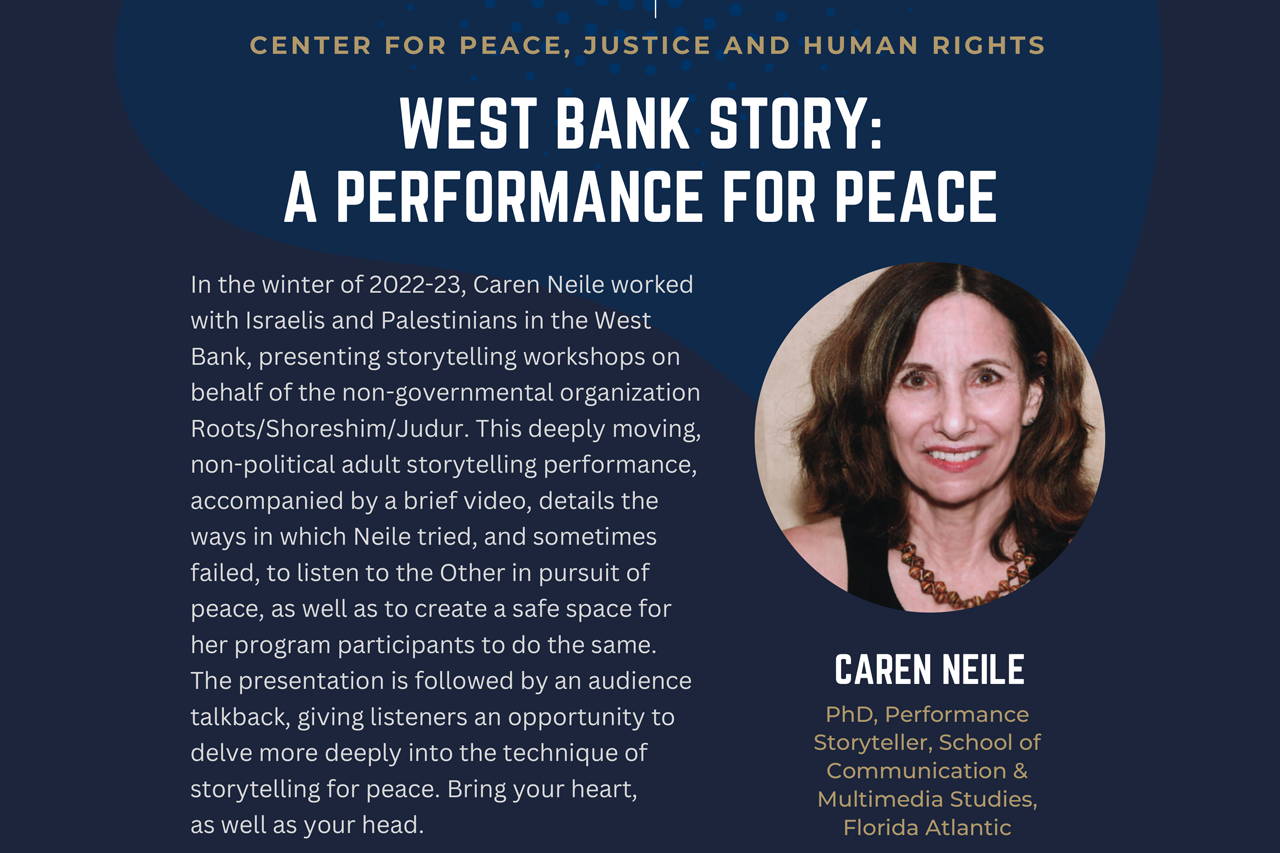 West Bank Story: A Performance for Peace