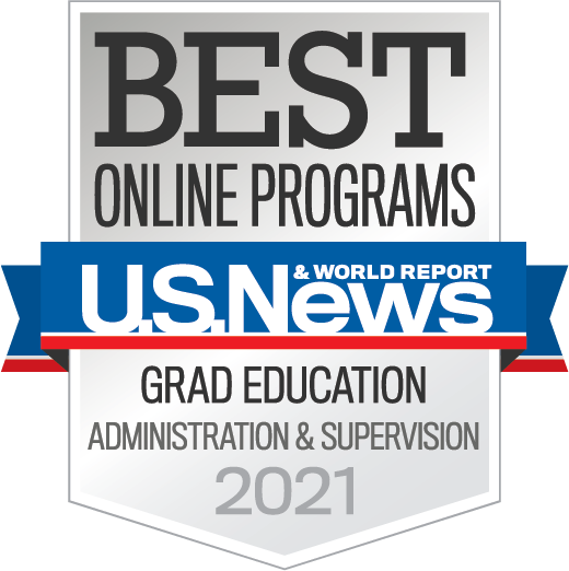 2021 Best Online Programs - Grad Education - Administration and Supervision