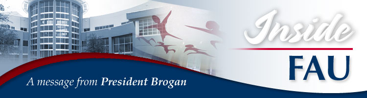 Inside FAU - A Message from the President.