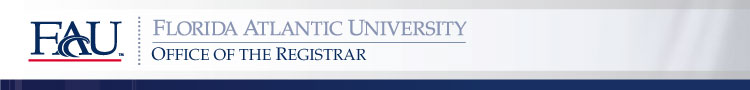 FAU Registrar