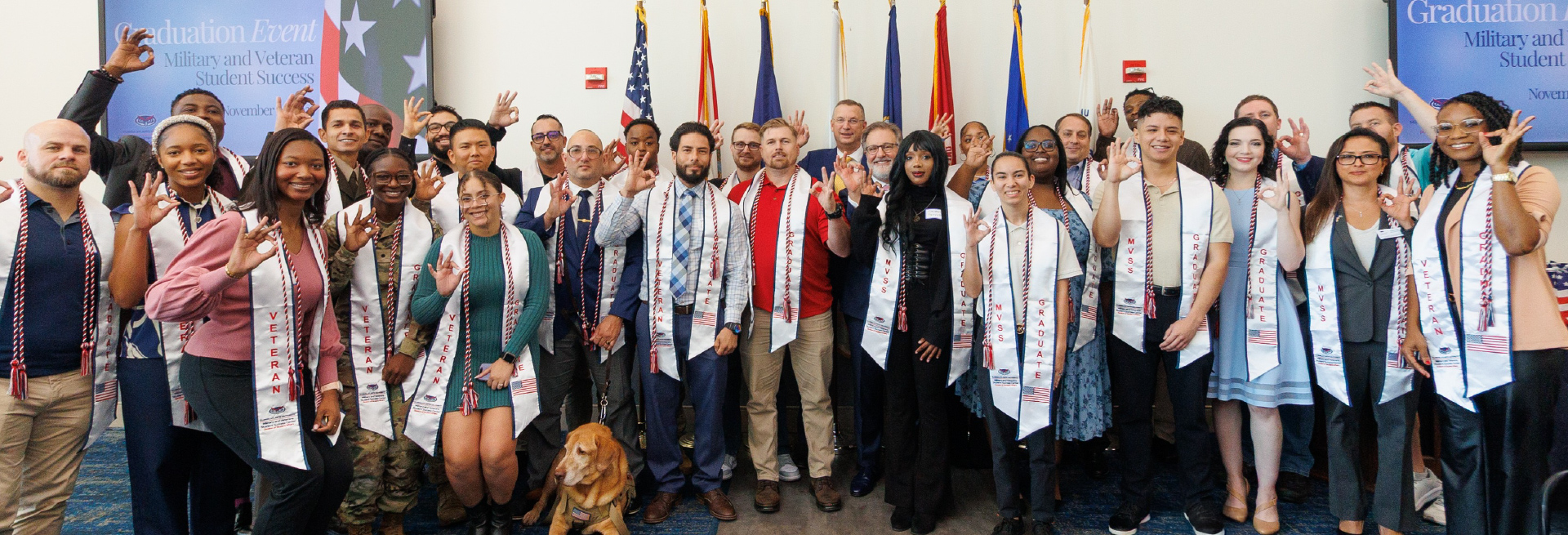 Veteran Students Graduating