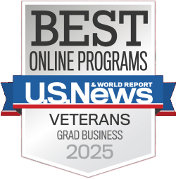 U.S. News badge for Best Online Programs for Graduate Business