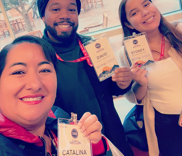 FAU MVSS Team represents at the 2026 Student Veterans of America (SVA) National Conference (NATCON) in Colorado Springs! MVSS stage on stage at NATCON