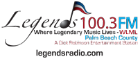 Legends 100.3 FM logo