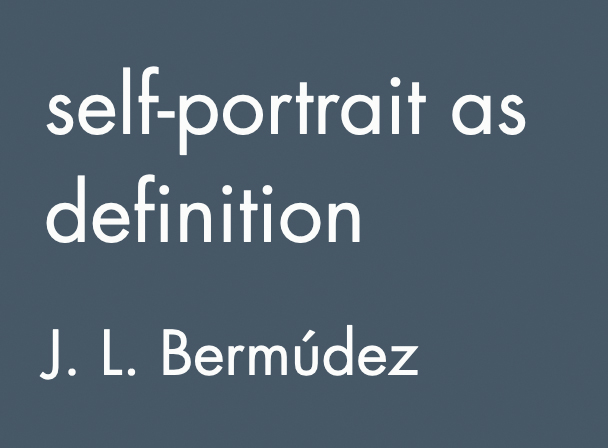 self-portrait as definition title card