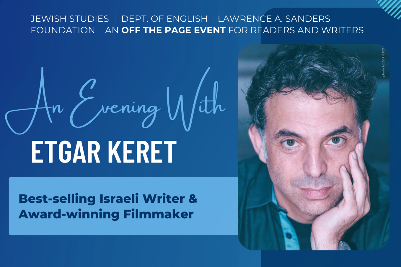 an evening with Etgar Keret