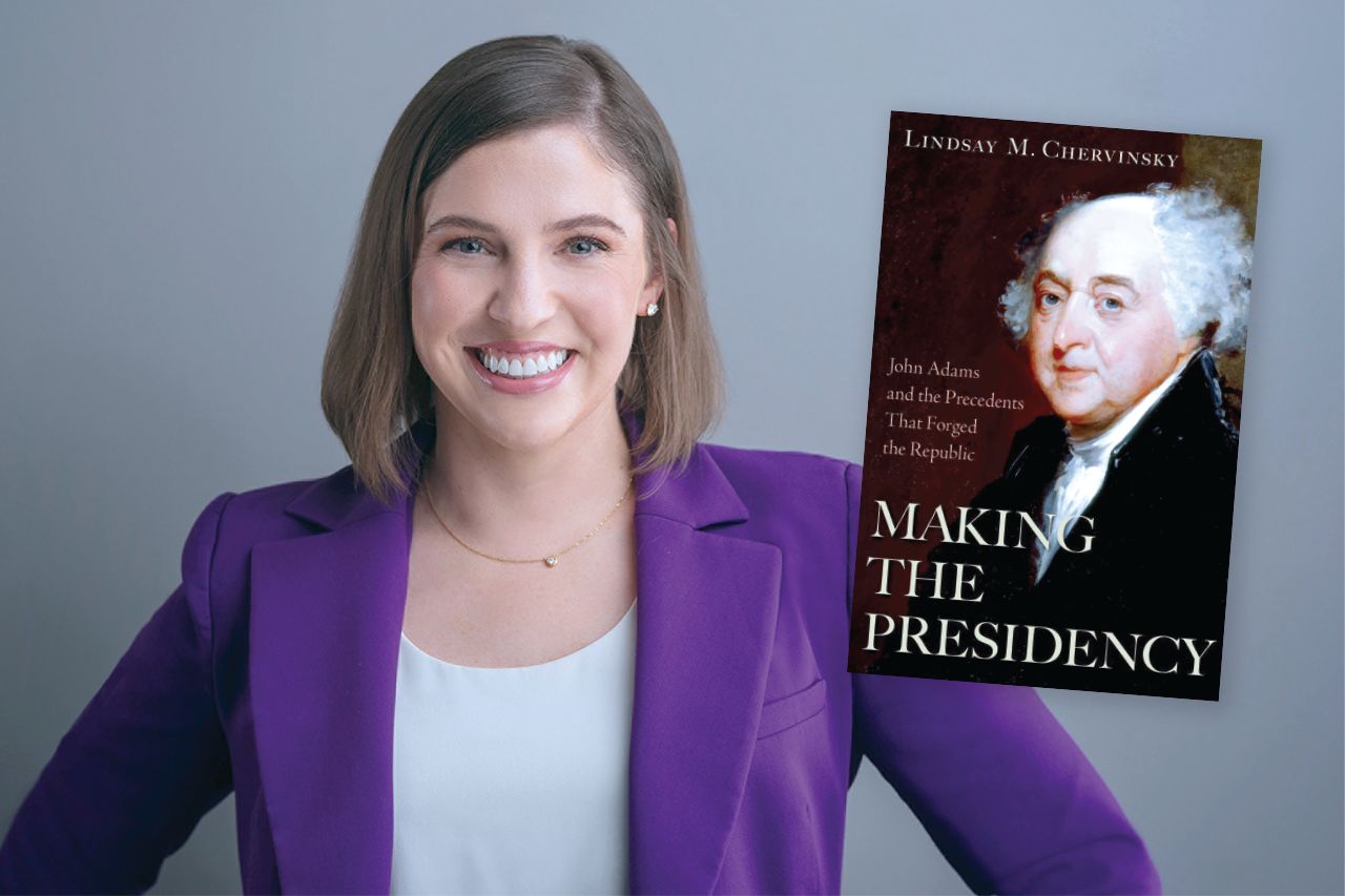 Lindsay Chervinsky, Ph.D., executive director of the George Washington Presidential Library at Mount Vernon in Virginia.