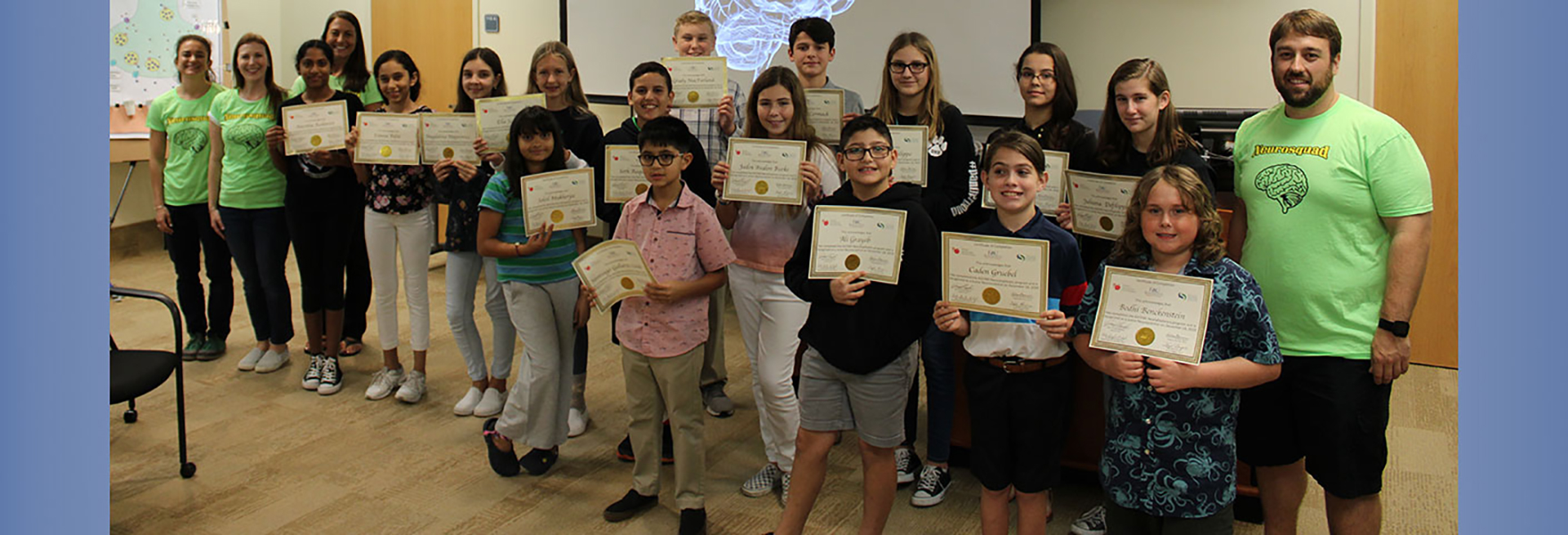 Students in the Brain lab