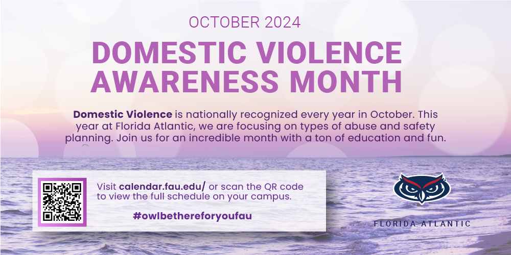 October is Domestic Violence Awareness Month