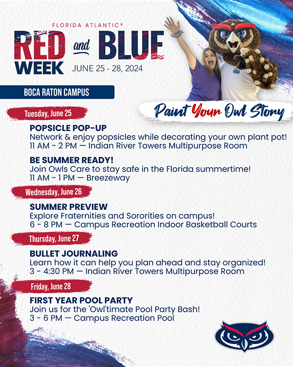 Red and Blue Weeks