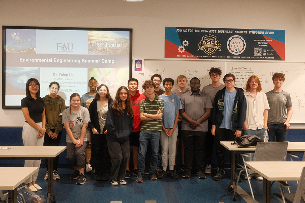 Group photo of Building Futures summer workshop student attendees.