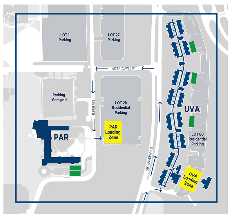 Loading Zones East PAR UVA