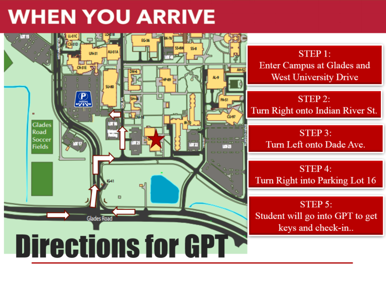 Glades Park Towers Map