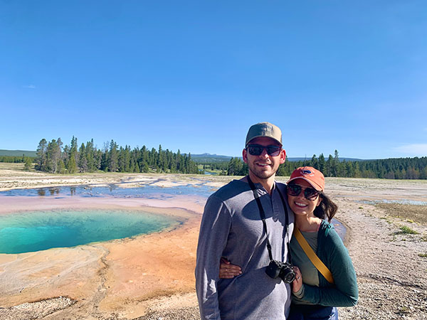 Dr. Kenan Ashouri and Dr. Annie Lopez-Ashouri on vacation