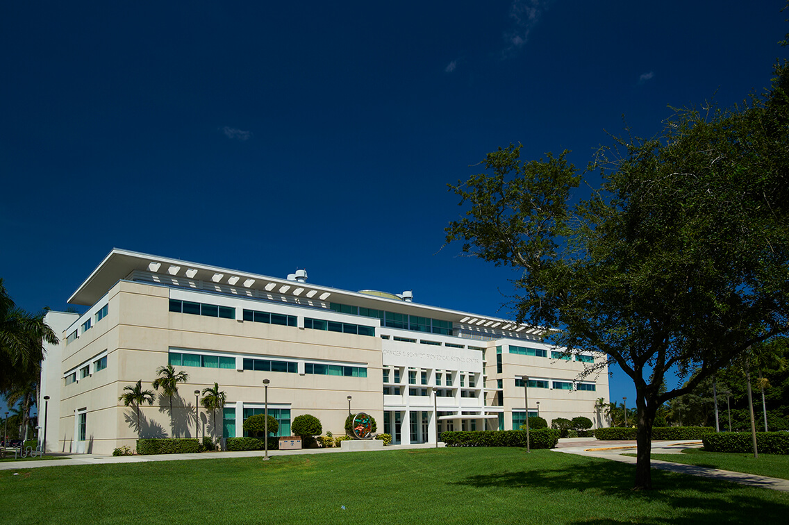 FAU Schmidt College of Medicine building on Boca Raton campus