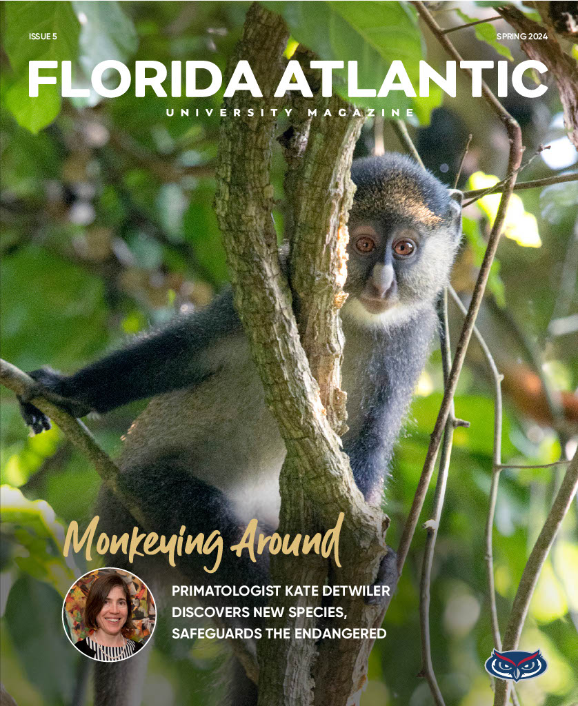 Florida Atlantic University - Spring 2024 magazine cover