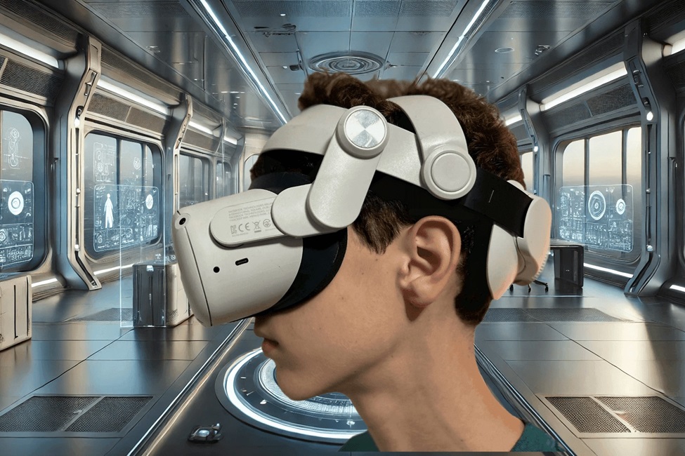 Teen Boy, VR Goggles, VR Headset, Metaverse, Dangers