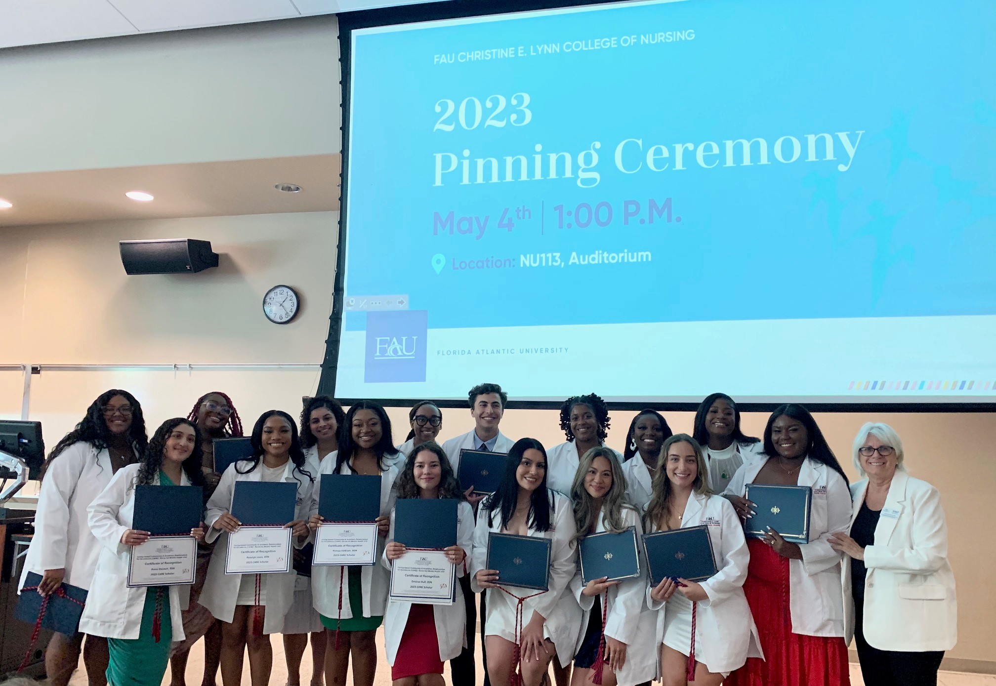 Spring 2023 Graduates Celebrated at the Pinning Ceremony