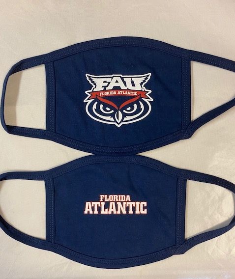 FAU Navy Mask 2 ply