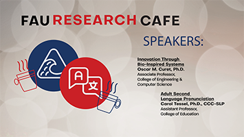 Research Cafe: Oscar Curet, Ph.D. and Carol Tessel, Ph.D.