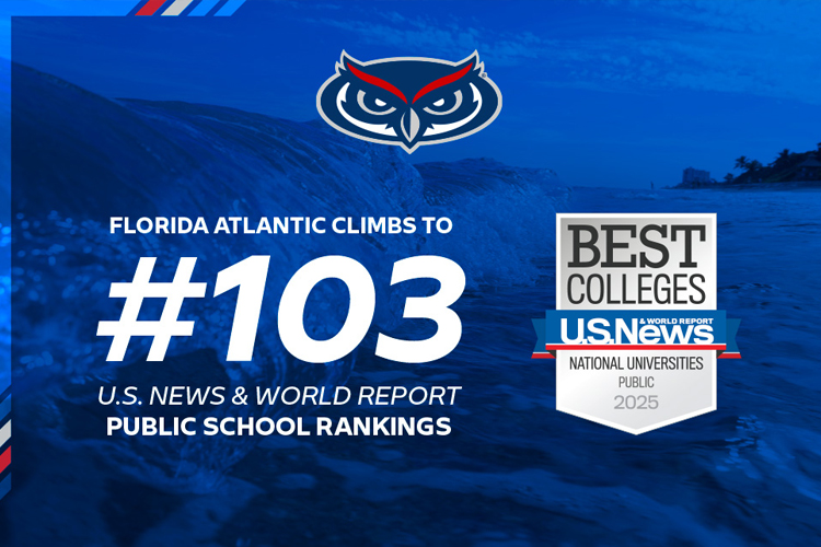 FAU Jumps in List of Top Universities