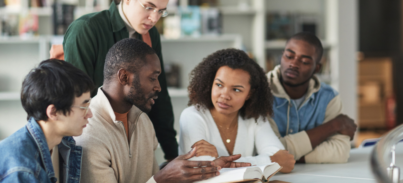 Group of people talking